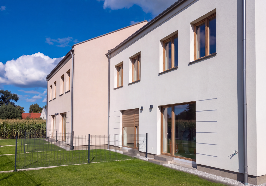 Domy w Biestrzykowie - widok gotowego osiedla 11